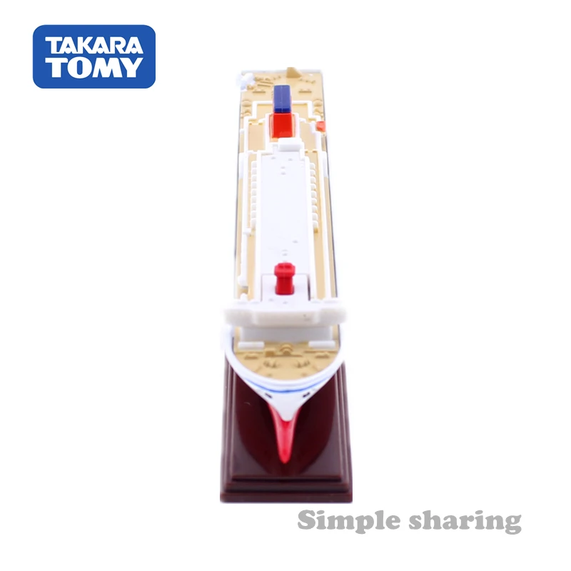 TAKARA TOMY TOMICA No.129 корабль с подсолнухами литая лодка забавные развивающие модели