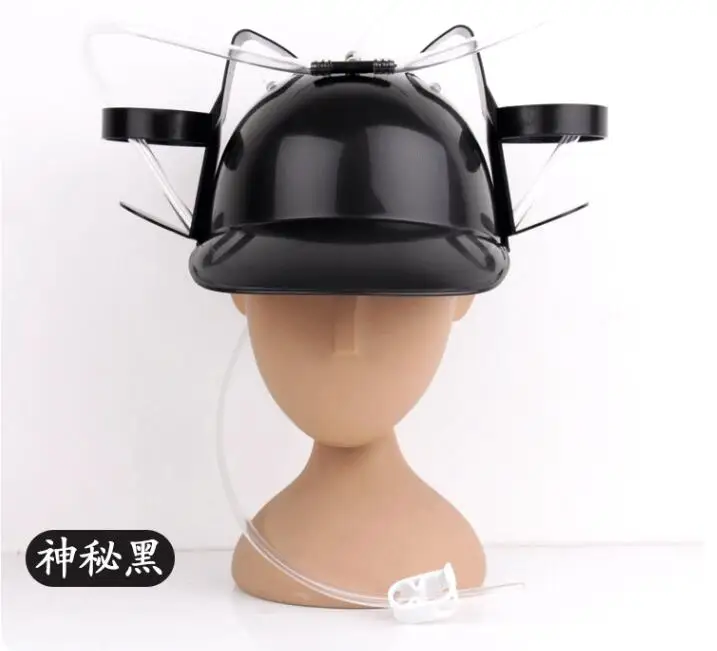 New unique creative gadgets lazy hat straw helmet Coke beer party cool unique toys New unique creative gadgets lazy hat straw helmet Coke beer party cool unique toys