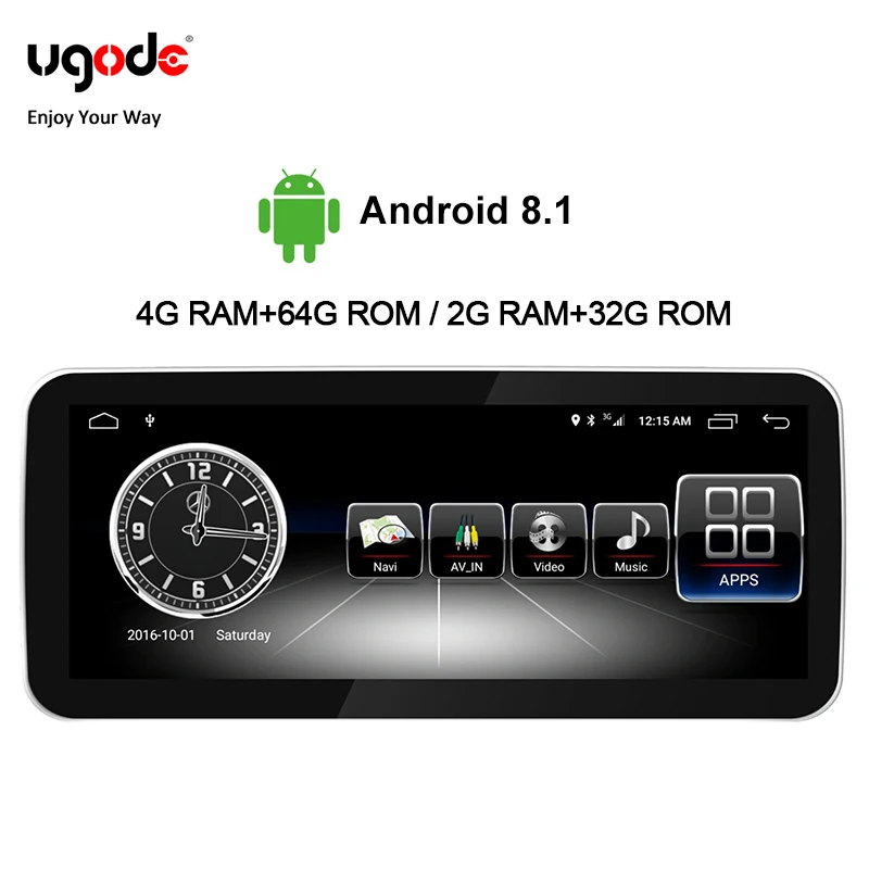 

Ugode Car Multimedia Player 10.25 Inches Screen Monitor GLA A CLA GPS Navigation Bluetooth For Benz A CLA GLA Vehicle Car Player