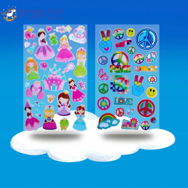 

1 PCS Cute Pet DIY Cartoon Waterproof Crystal Jelly Sticker Stickers Toys Emoji Scrapbook Gifts Boys Girls' Children's Sticker