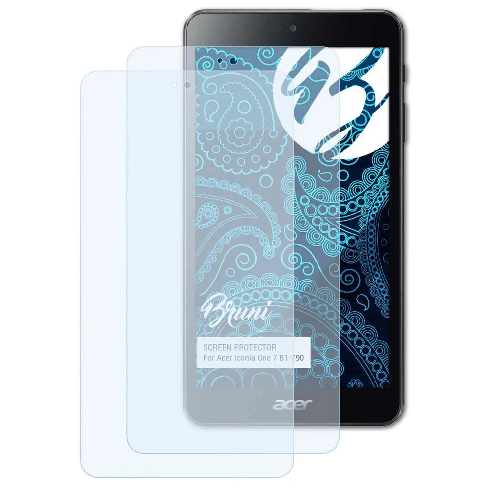 

2x Clear Films +2x Clothing , Retail Package LCD Screen Protector Protective Film Guards For Acer Iconia One 7 B1-790 One7 7"