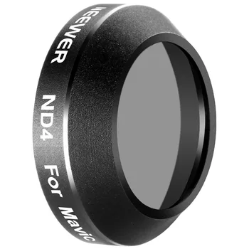 

Neewer for DJI Mavic Pro Quadcopter Drone Neutral Density ND4 Lens Filter Lens Protector Aluminum Alloy Frame Optical Glass