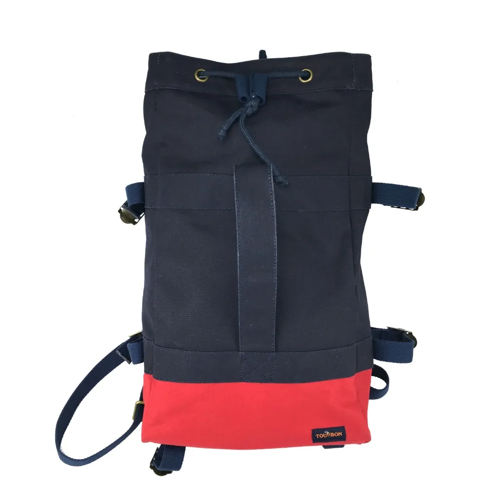 Tourbon Bike Cycling Pannier Bag Hiking Climbing Rucksack Saddle Canvas Saddle Backpack Leisure Daily Bag Wholesale
