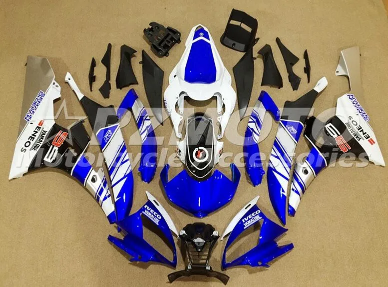 3 Подарки обтекатели комплект пригодный для Yamaha YZF 600 R6 06 07 YZF-R6 2006 2007 ABS Пластик мотоцикл обтекатель Пользовательские синий стиль