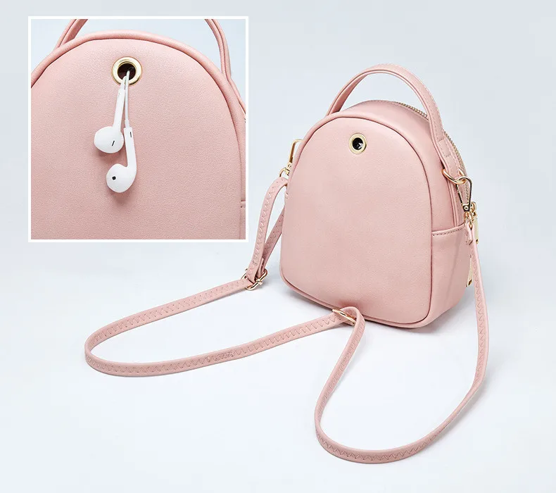 pink mini backpack purse