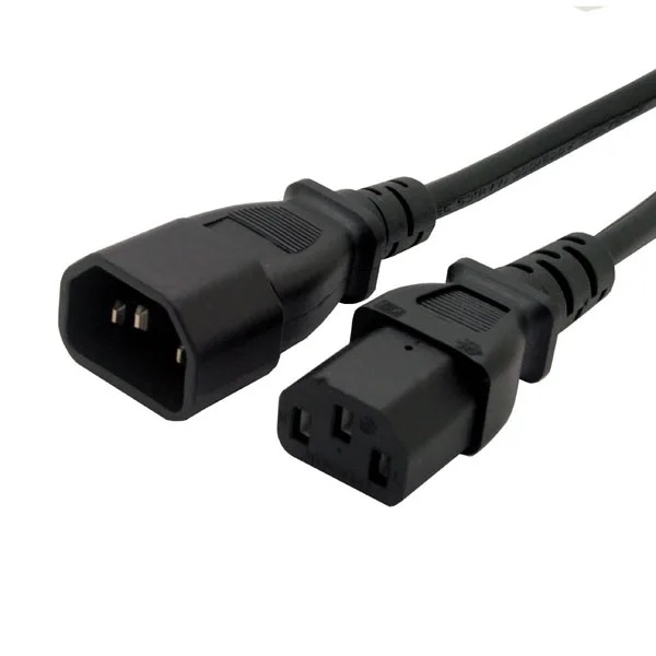 50pcs 1.8M Computer Server IEC 320 C13 to C14 Extension AC Power Cable Cord 0.75mm^2 Copper Wire |