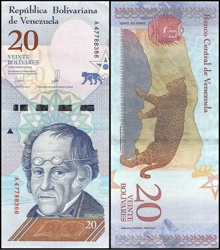 

Venezuela 20 2018,100% Real Genuine Commemorative Note,Original Collection