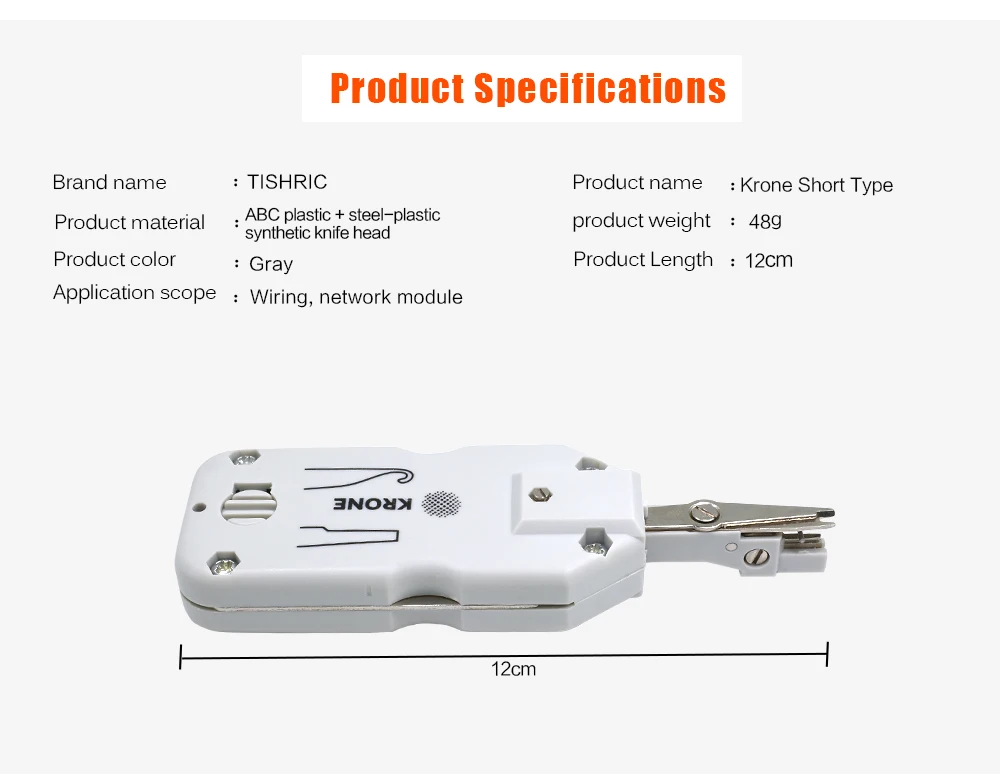 TISHRIC Original Krone Short Type Patchpanel Cable Tester Rj45 Net Work Cable Tester/tracker Crimpadora RJ45 RJ11 Wire Tracker ethernet tracer