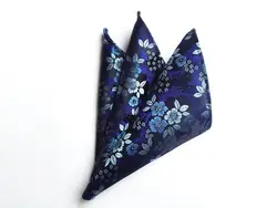 CityRaider Новый Брендовая Дизайнерская обувь Новинка Пейсли печати темно-синий Цветочный Шелковый платок для мужские носовые платки LD082