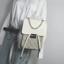 Женский рюкзак Модный повседневный рюкзак с цепочкой для ноутбука дорожная сумка рюкзаки для девочек подростков