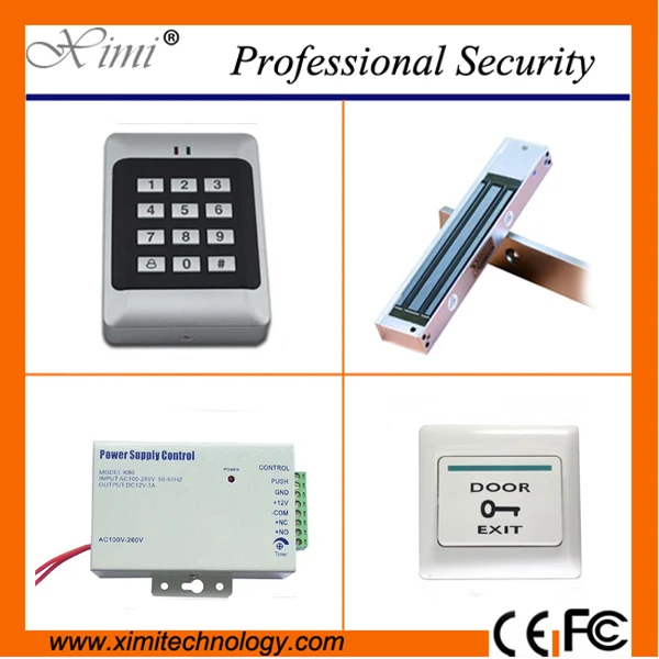 

Hot sale 1000 card capacity proximity card 125KHZ EM card door access control system without software single door control