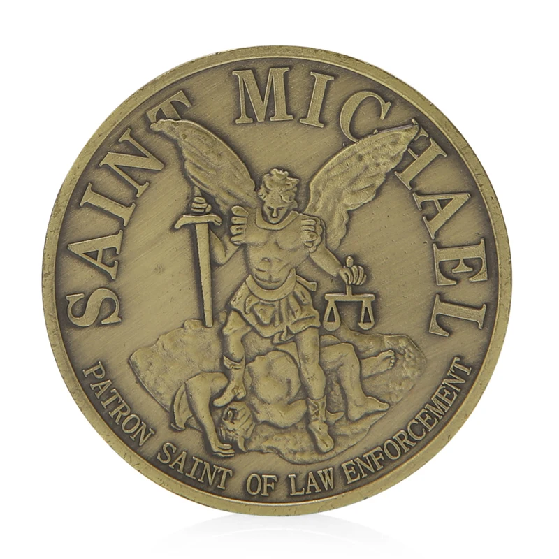 Дети любят интересные Saint Michael министерство юстиции памятная монета цинковый сплав памятная монета