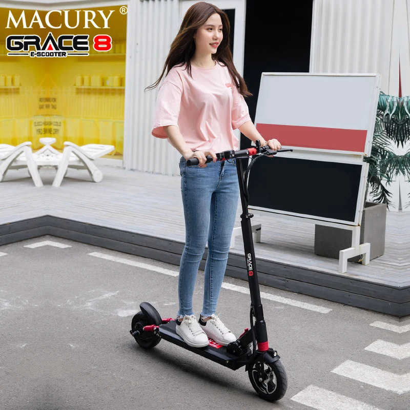 Macury Grace 8 Электрический Скутер Ховерборд 2 колеса 8 дюймов 36 В 350 Вт 48 в 52 в 500 Вт для взрослых и детей Zero 8 T8 самокат мини складной