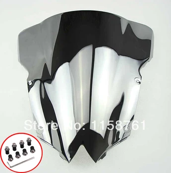 

Chrome motorcycle Windshield WindScreen For Yamaha YZF-R6 YZF R6 2008-2010