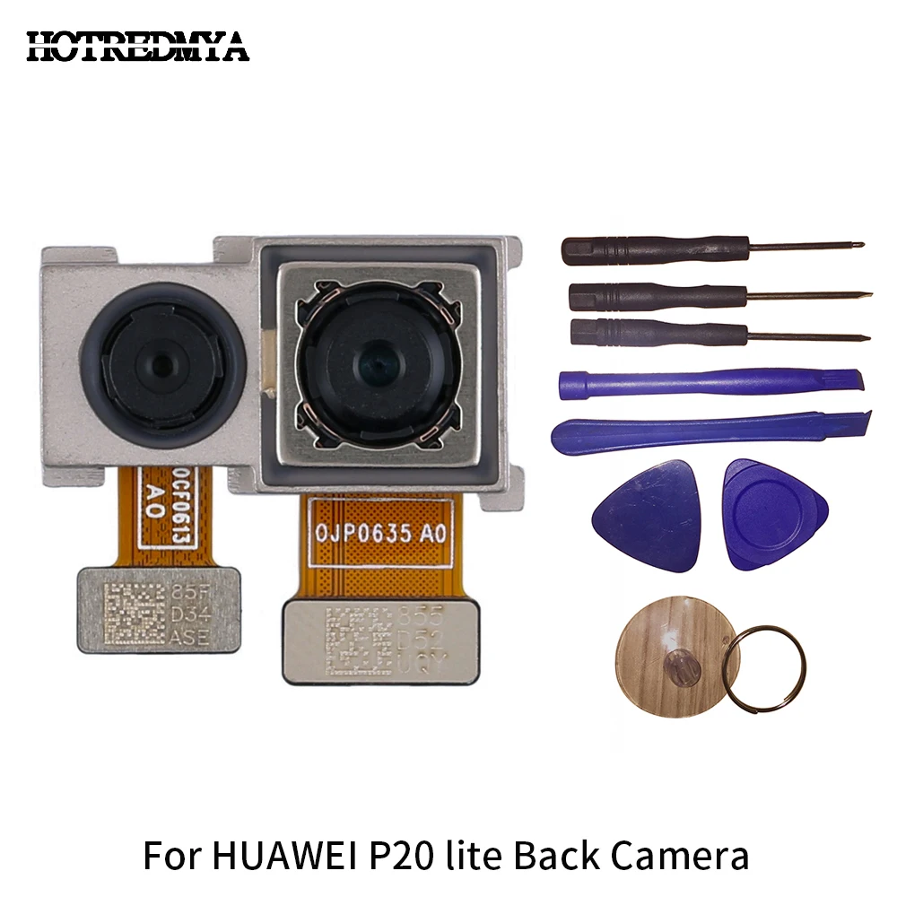

P20 lite Back Camera For Huawei P20 Lite Big Facing Rear Main Camera Module Flex Cable Replacement Repair Part With Tool