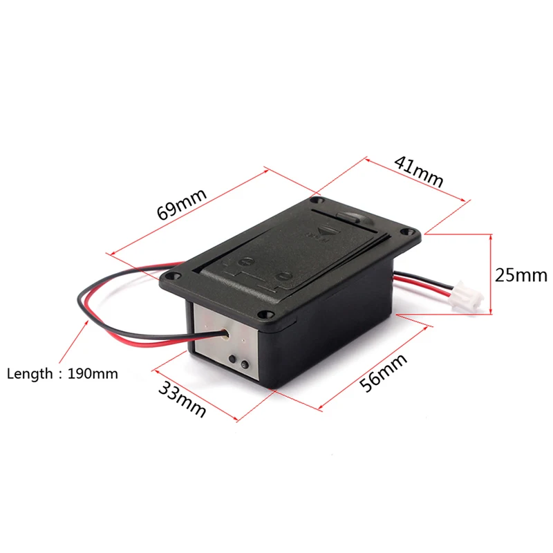 

1PC 9V Battery Holder Case Box Cover For Guitar Bass Active Pickup Connector Drop Shipping Support