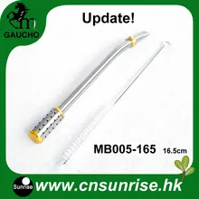 1 шт./лот многоразовые Yerba mate Bombilla Питьевая солома с двойным фильтр из нержавеющей стали для Yerba mate аксессуары Горячая MB005-165