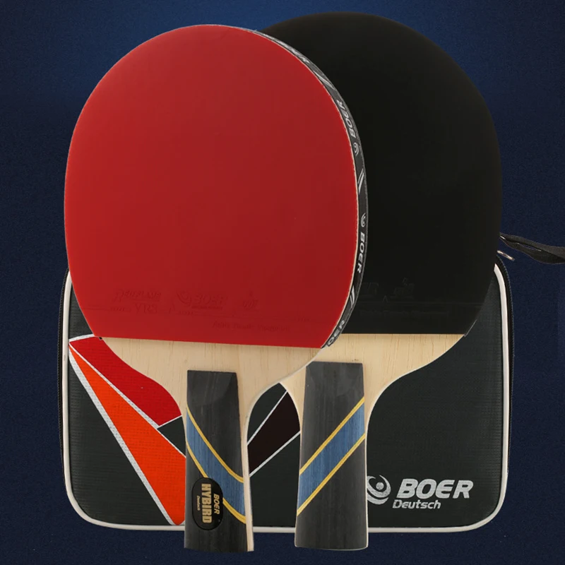 Соревнования 7 слоев Ayours база WRB система Настольный теннис ракетка свет длинная короткая ручка ракетка для пинг-понга ракетка