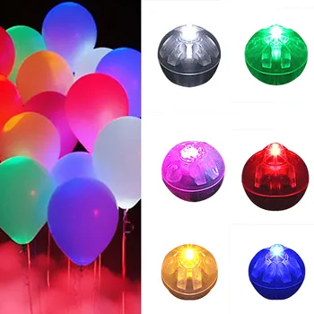 

100 Pcs/lot Round Ball Led Balloon Lights Mini Flash Lamps for Lantern Christmas Wedding Party Decoration Hogard FE27