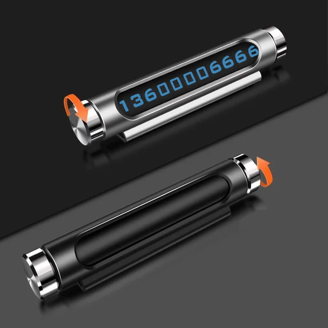 US $4.77 Car Temporary Parking Card Night Light Rotatable For Volkswagen POLO Golf 5 6 7 Passat B5 B6 B7 Bor