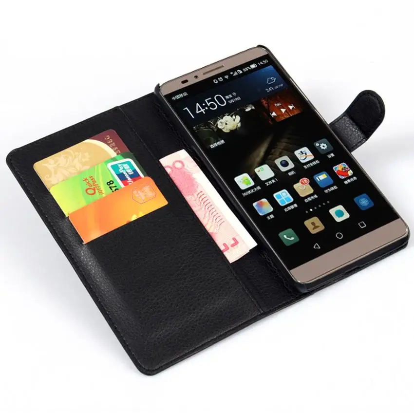 Кожаный чехол книжка для Huawei Ascend Mate 7 кошелек с подставкой чехлы телефонов MT7