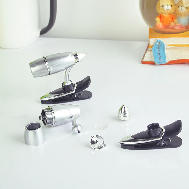 Led Reading Book Light Reader letter Clips style of calligraphy script Convenient 1W Save Low Power Bullet size clamp p