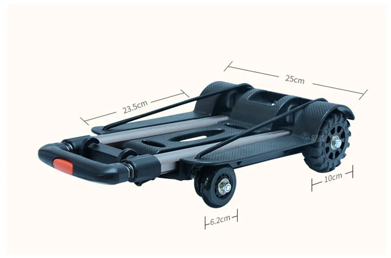 Складная тележка для покупок, переносная тележка для дома, четырехколесная маленькая тележка для покупок, тележка для багажа
