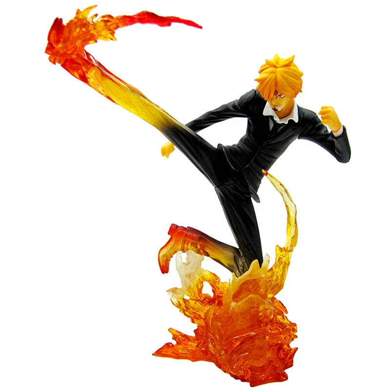 

Anime One Piece Sanji Diable Jambe Action Figures Brinquedos One Piece Sanji Figura Dolls Collection Model Toys 6.69'' Juguetes
