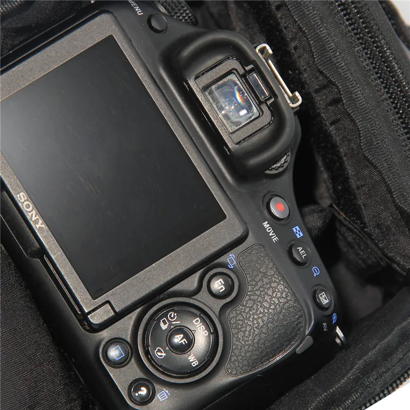 Fosoto нейлон DSLR Камера сумка Фото чехол для Nikon D3400 D5500 D5300 D5200 D5100 D5000 D3200 для цифровой однообъективной зеркальной камеры Canon EOS 750D 1100D 1200D 700D