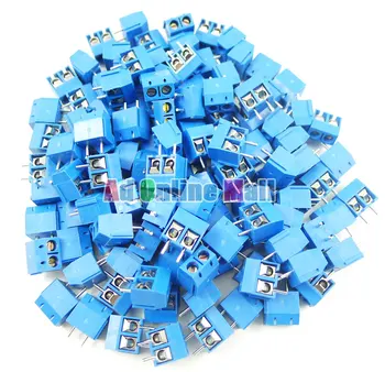 

100PCS 5.08-301-2P 301-2P 2 Pin Screw Terminal Block Connector 5mm Pitch