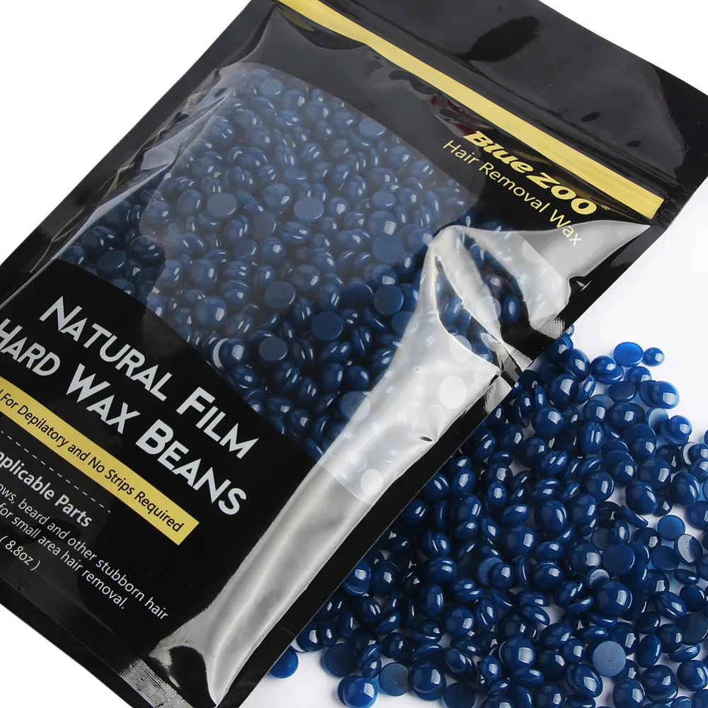 250g Chamomile Taste Anti allergy Wax Beans font b Shaving b font Depilatory Wax No Strips