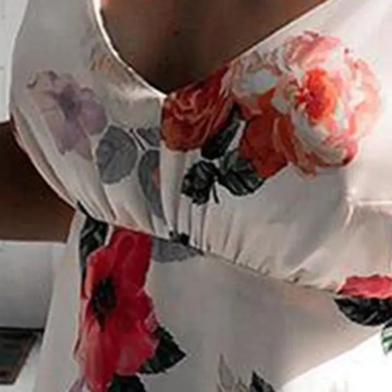 Женское летнее богемное сексуальное Пляжное Платье макси с открытой спиной, элегантное платье, сарафан с цветочным принтом, праздничное большое свободное ТРАПЕЦИЕВИДНОЕ белое длинное платье