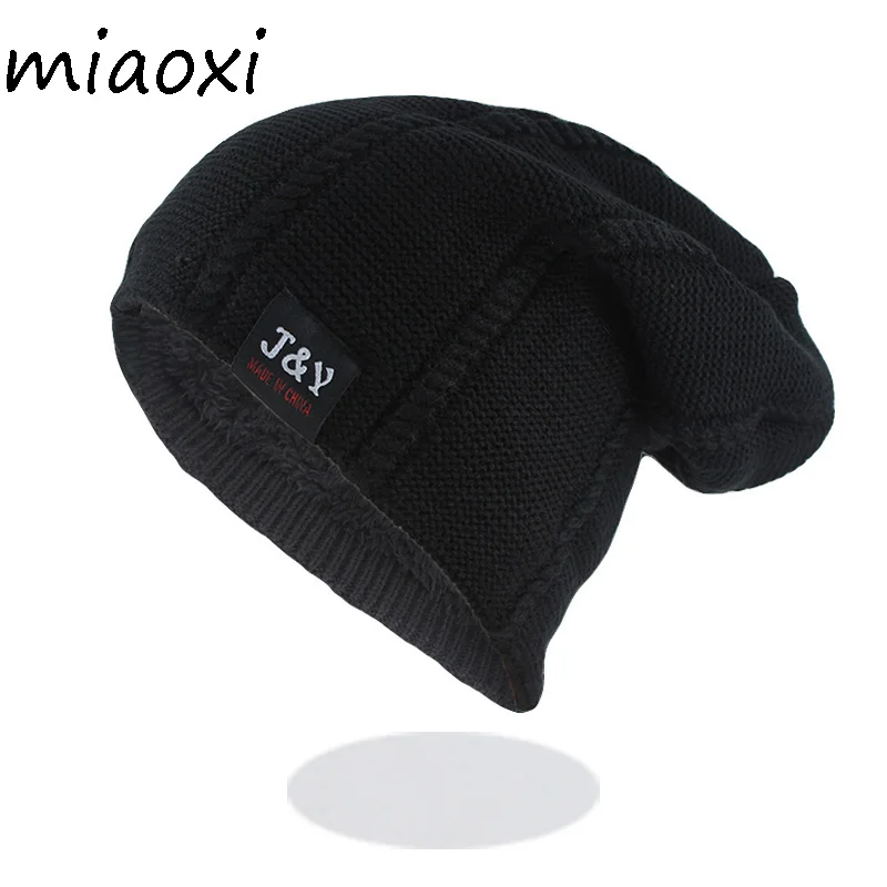 

New Fashion Adult Men Winter Hat Fashion Beanies Wool Brand Outdoor Unisex Bonnets Letter Knitted Hats Soft Caps