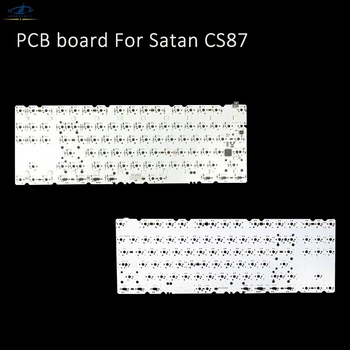 

[HFSECURITY] DIY Keyboard Mini USB 5P 1.6 Mm PCB Board With RGB Light For Satan CS87 Mechanical Keyboard Accessories