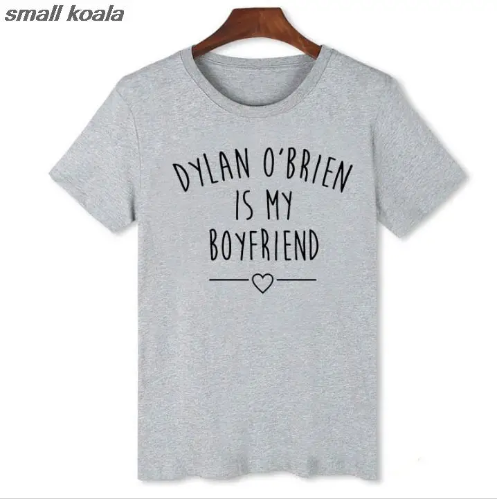 

Harajuku Summer Dylan O'Brien Is My Boyfriend T-shirt Stilinski Teen Wolf Tops Tee Shirts Tumblr Clothing Tshirt For Men Women