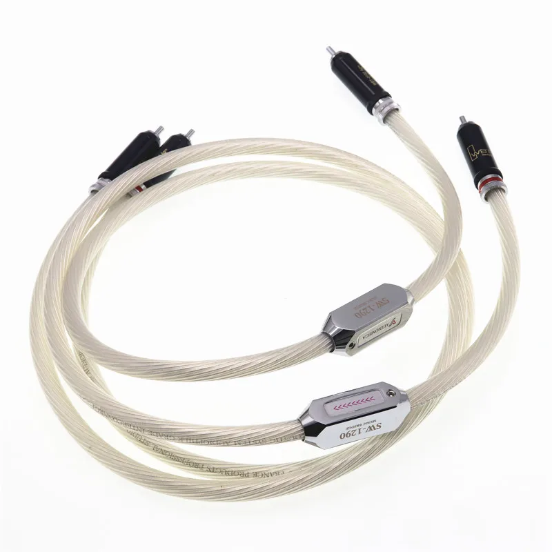 pair Music Beetle Fever Audio Cable Dual RCA Lotus