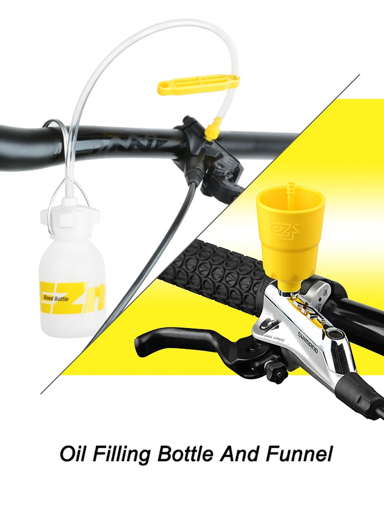Bicycle Hydraulic Disc Brake Oil Kit for Shimano, Sram, 