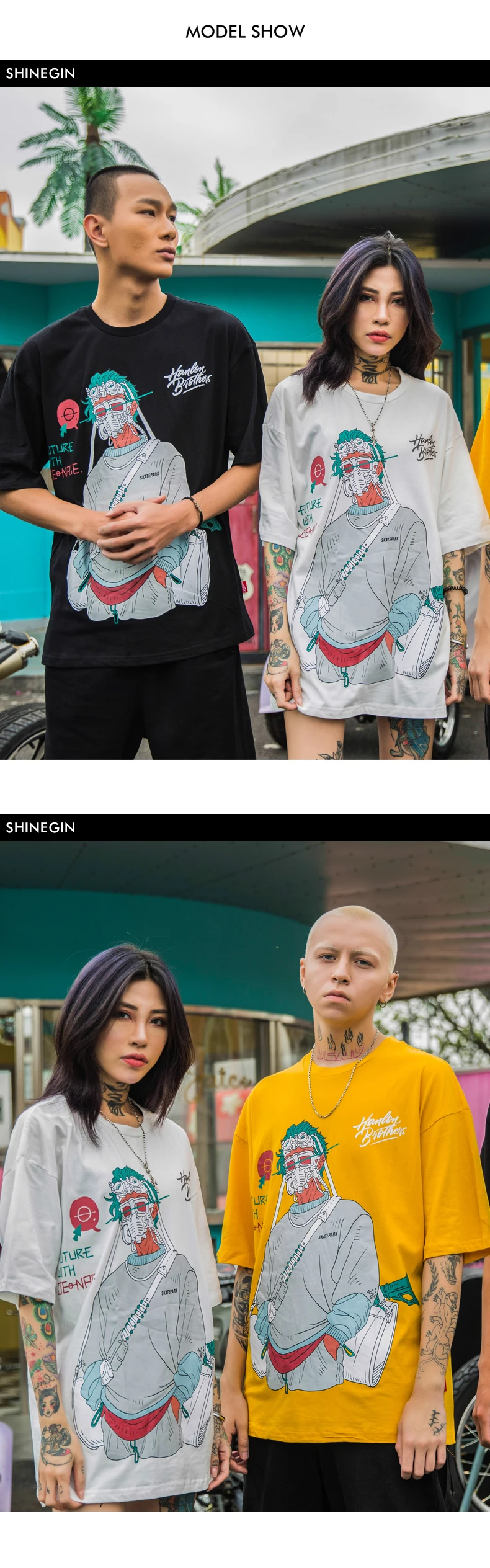 3模特的套图 -标题