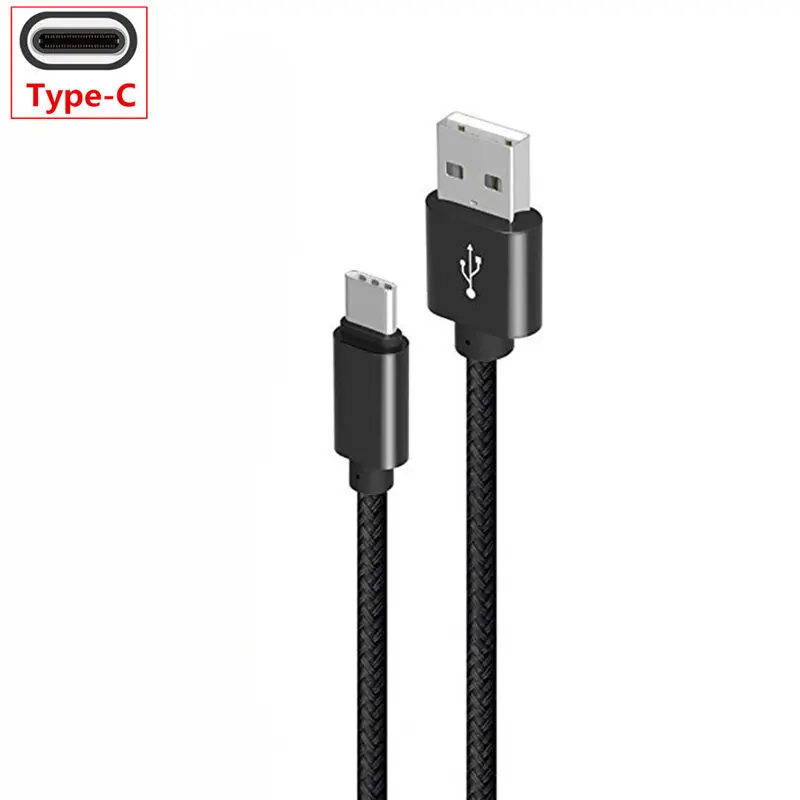 Кабель зарядного устройства микро-usb для sony Xperia Z1 Z2 Z3 Z5 компактный E5 X Тип C XA XA1 XA2 ультра XZ XZ1 XZS XZ2 XZ3 L1 L2 M4 M5 цвета морской волны - Цвет: Black Type C