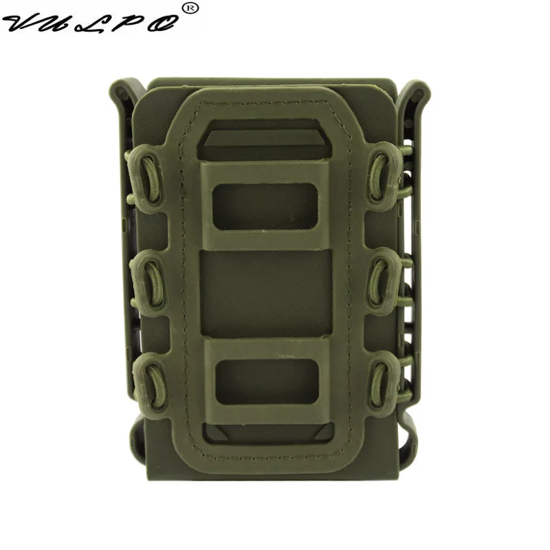 VULPO 5.56mm& 7.62mm Magazine Pouch Molle Belt Fast Attach Carrier Holster Military Tactical 5.56 7.62 Fast Mag Pouch