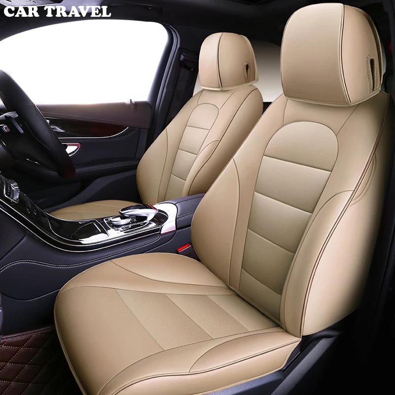 

CAR TRAVEL Custom Genuine leather car seat cover for KIA K2K3K4K5 Kia Cerato Sportage Optima Maxima carnival auto accessories