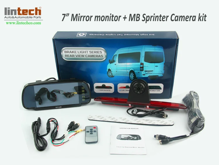 Brake lights camera system for Sprinter packing detail