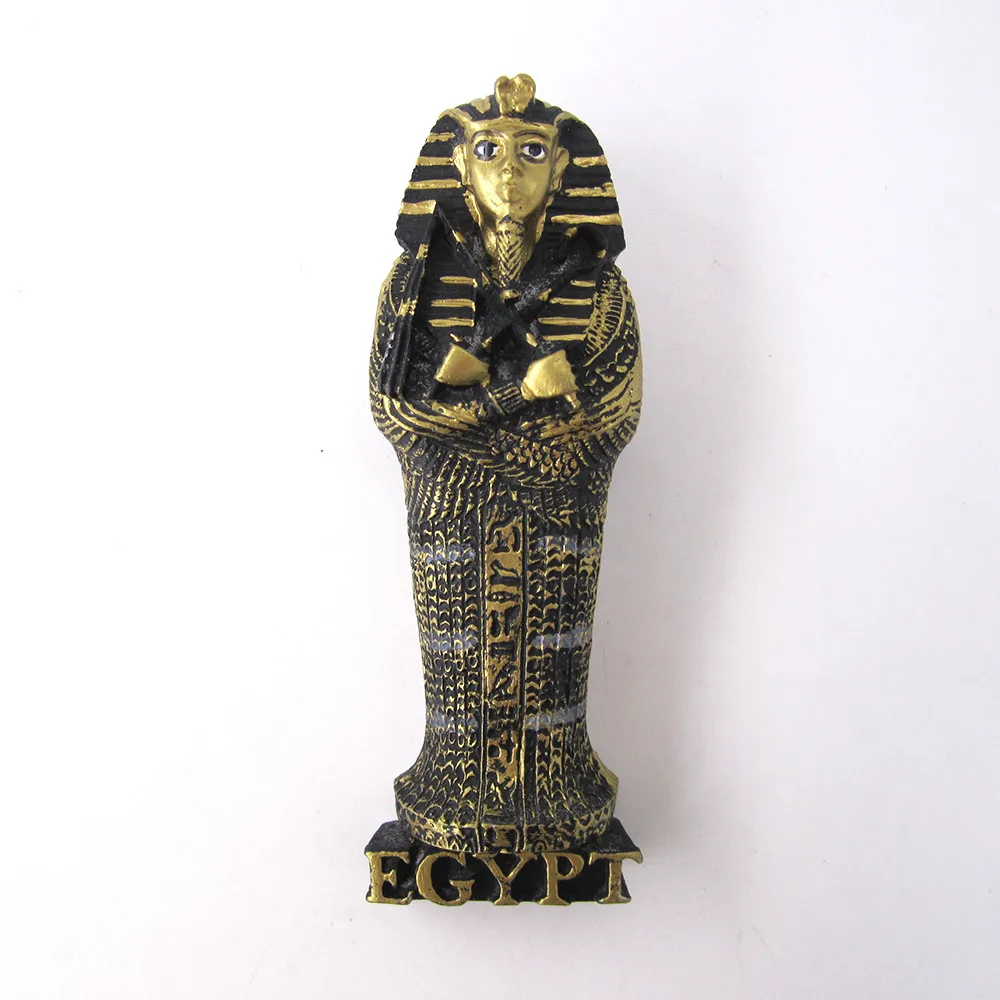 

fridge magnet souvenir Ancient Egypt Countries Egyptian Pharaoh Handpainted 3D Resin refrigerator Magnets Sticker Crafts