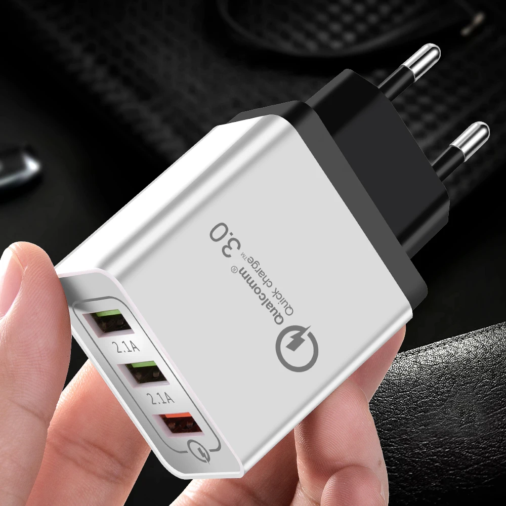 С изображением Олафа, 18 Вт Quick Charge 3,0 EU/US 5V 3A быстрой зарядки USB ЗУ для мобильного телефона для iphone huawei samsung Xiaomi LG путешествия Зарядное устройство