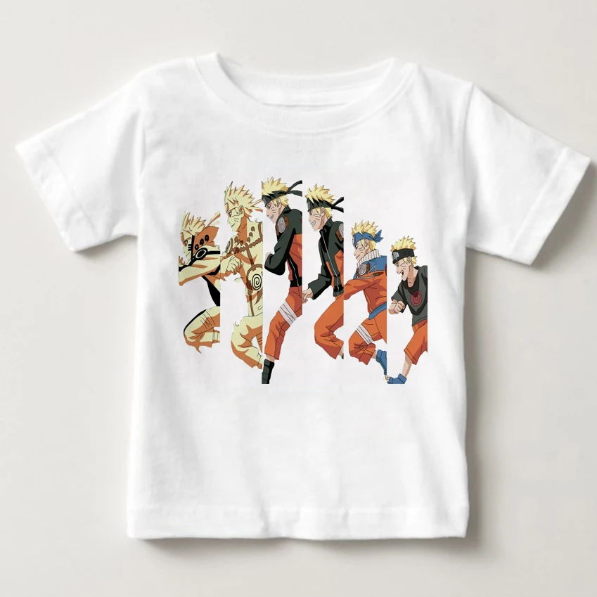 

Children Ninjia Naruto T-Shirt Anime T Shirt Akatsuki Kakashi Gaara Hokage Uchiha Itachi Sasuke Sharingan kids Tshirt YUDIE