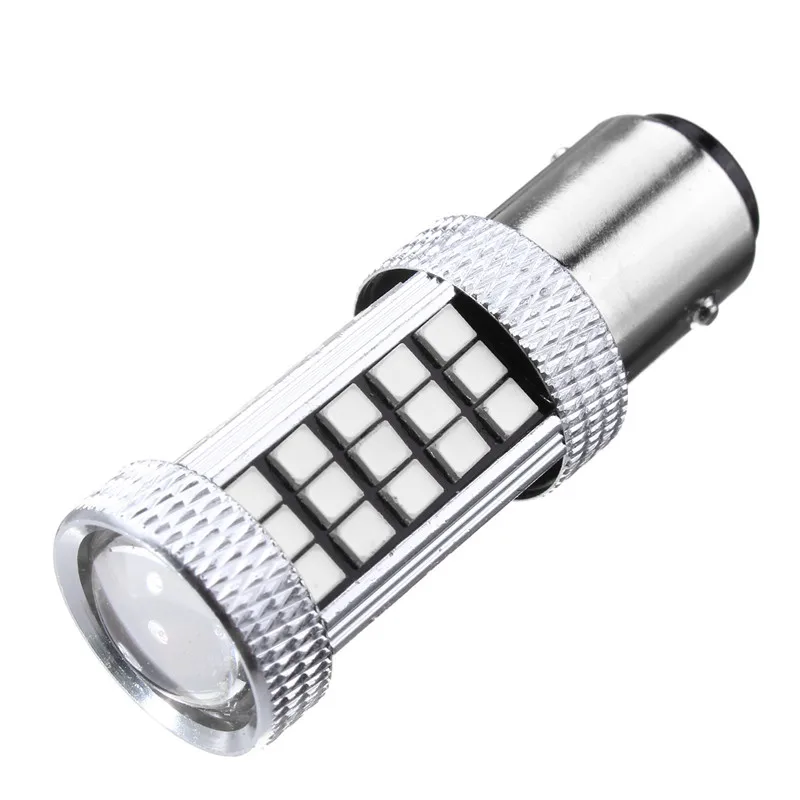 Автомобильная светодиодная лампа 1157 BAY15D P21/5W BAZ15D P21/4W BAW15D PR21/5W 66 SMD 2835 белый красный