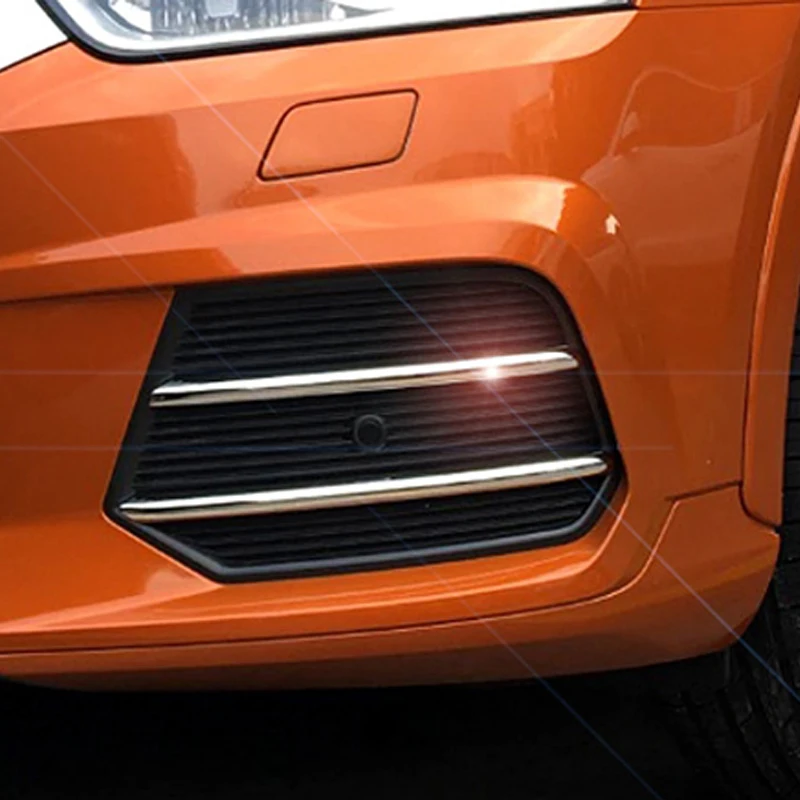 

Free Shipping High Quality ABS Chrome Front Fog lamps cover Trim Fog lamp shade Trim For Audi Q3