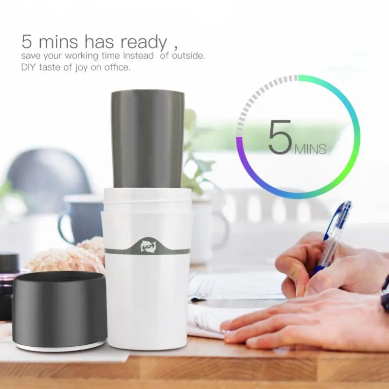 

i Cafilas Portable Drip Coffee Maker French Presses Travel Mug Brewer Compatible Refillable Cups Outdoor Office Moka Pots Cup W1