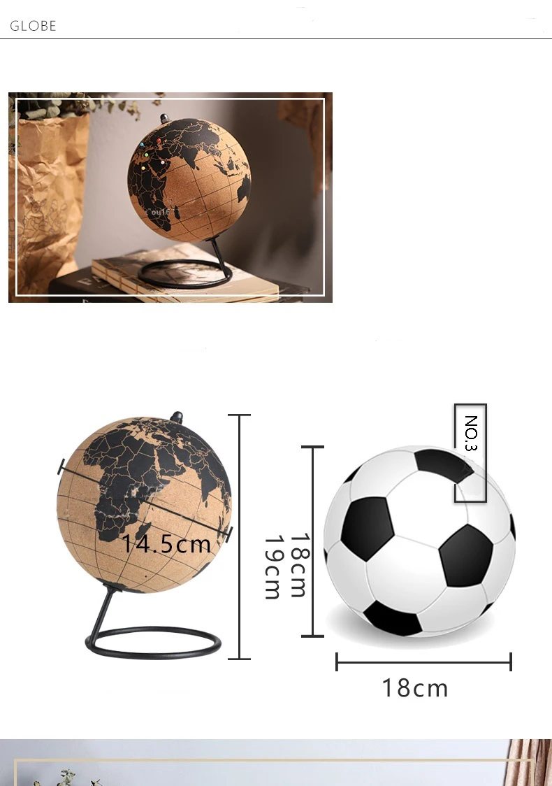 Aqumotic большой пробки держатель-Глобус резиновая коры уникальный доски для записей мира Глобусы с булавки 3d Путешествия мяч вина