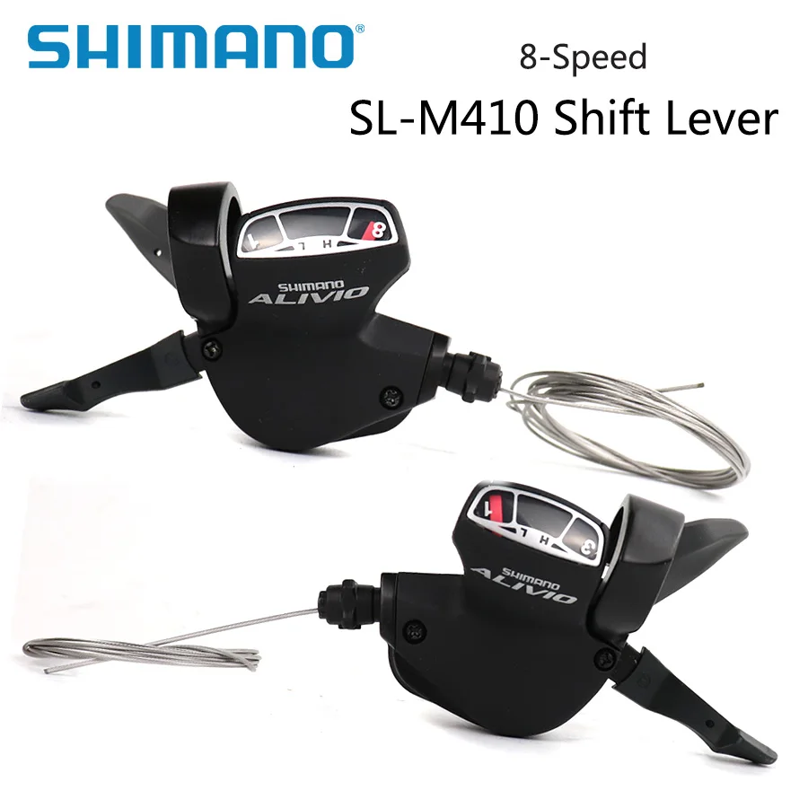 SHIMANO ALIVIO SL M410 3X8S 24S рычаг переключения скоростей триггер переключатель левая и правая пара с внутренним тросом переключения MTB Запчасти для велосипеда